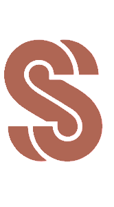 Brun logotyp med bokstäverna S och S i stiliserad form.